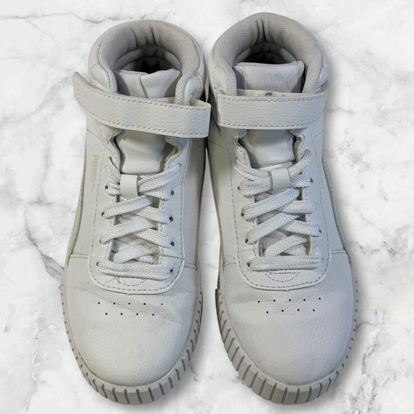 Girls Puma Carina 2.0 mid size 2.5 - Picture 2 of 7